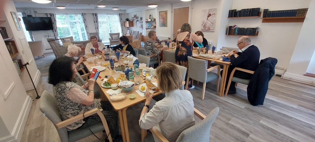 Tenants Enjoy Fish and Chip Supper