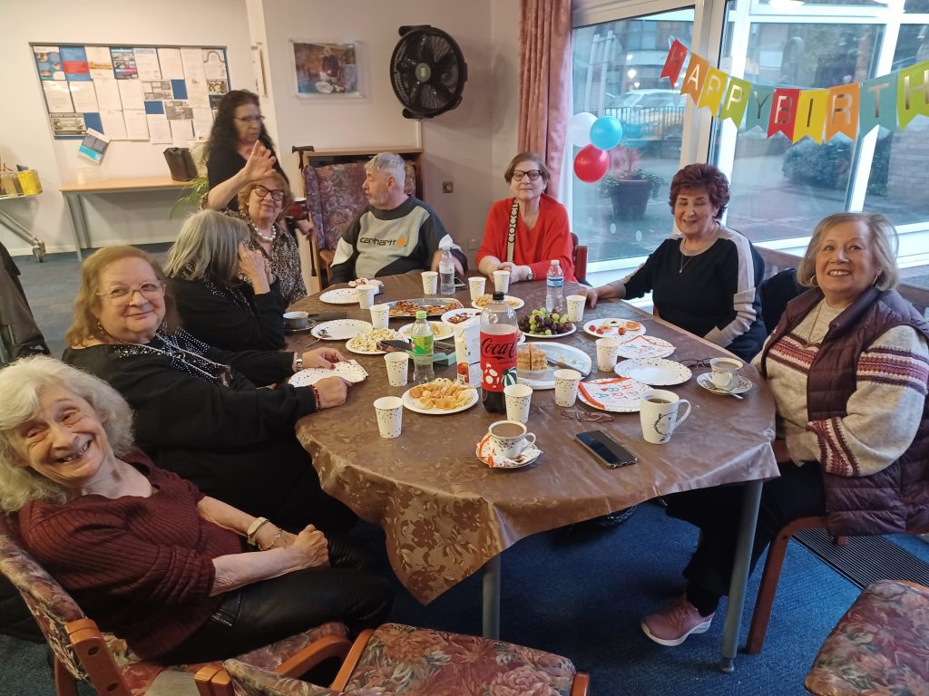 Celebrating at Harmony Close