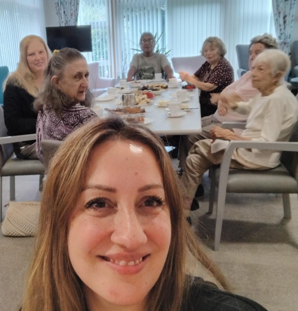 Tenants at Shine House Celebrate Rosh Hashanah with Delicious Afternoon Tea